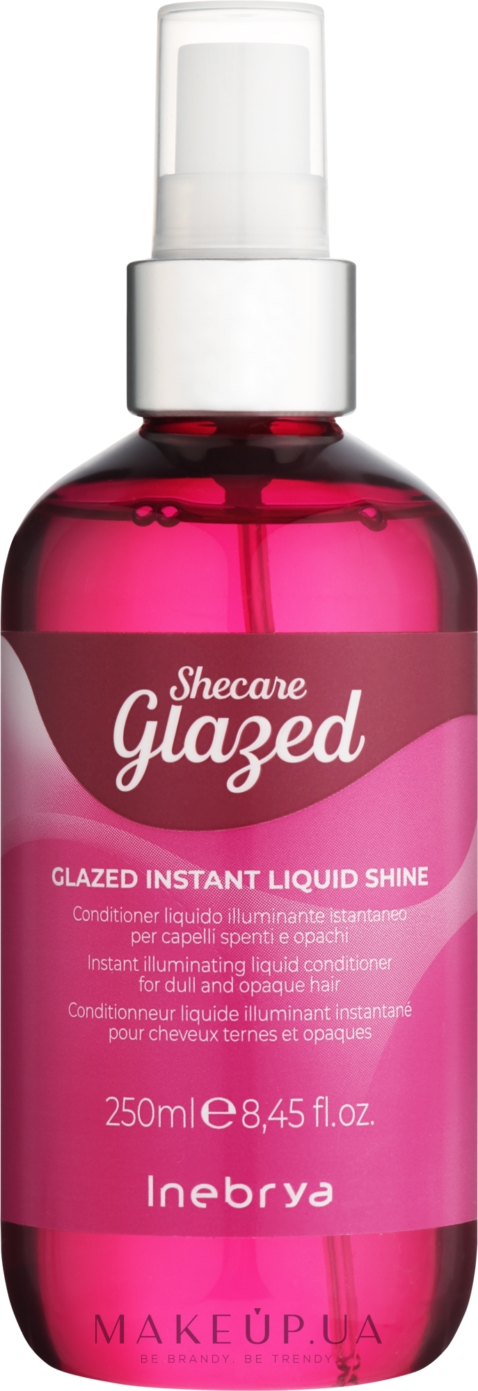 Рідкий кондиціонер для фарбованого волосся - Inebrya Shecare Glazed Instant Liquid Shine Conditioner — фото 250ml