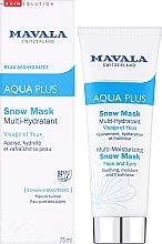 Мультиувлажняющая маска - Mavala Aqua Plus Multi-Moisturizing Snow Mask — фото N2