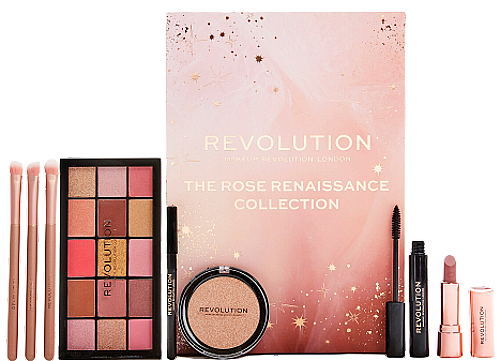 Набір для макіяжу, 8 продуктів - Makeup Revolution Rose Renaissance Gift Set — фото N1