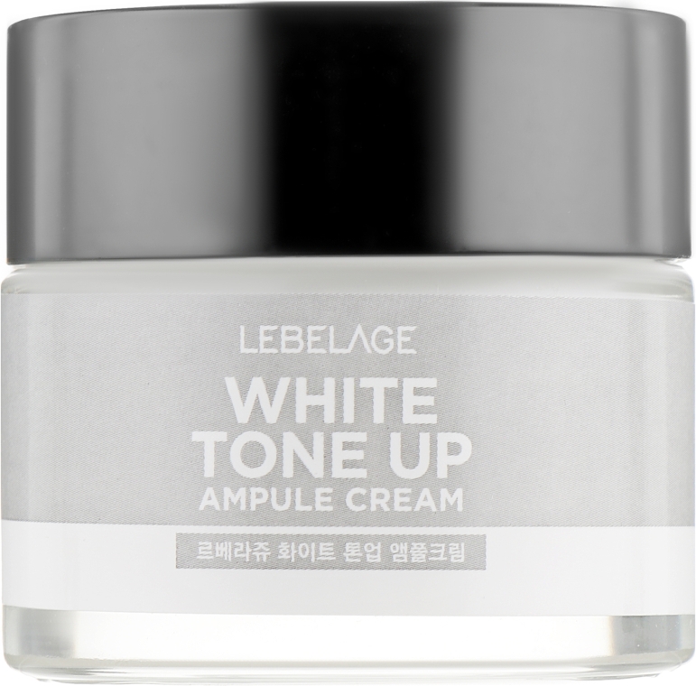 Ампульний освітлювальний крем для обличчя та шиї - Lebelage White Tone Up Ampule Cream — фото N2