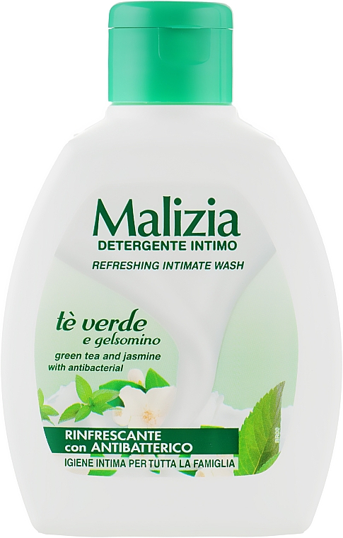 Гель для интимной гигиены - Malizia Intimate Wash Green Tea and Jasmine — фото N2