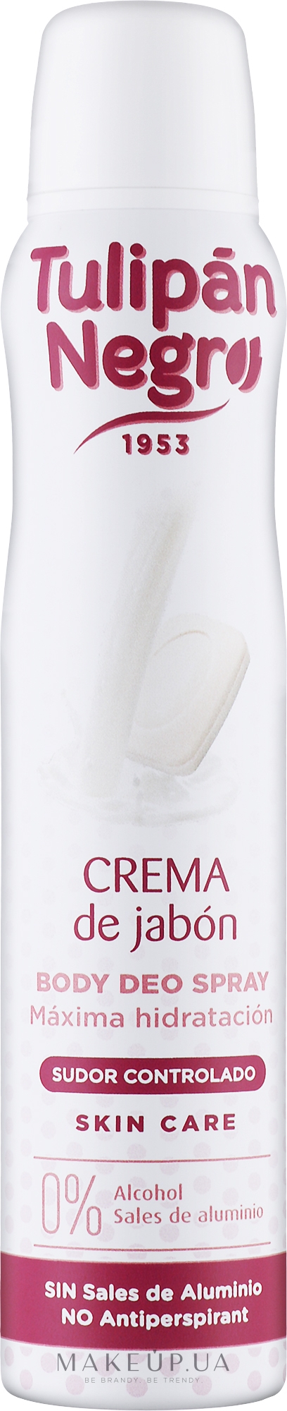 Дезодорант-спрей "Кремовое мыло" - Tulipan Negro Body Deo Spray — фото 200ml