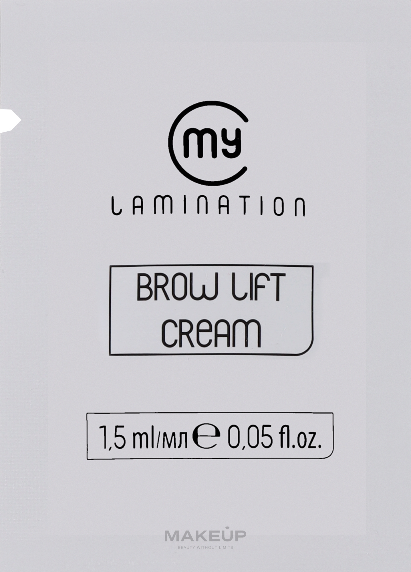 Перманентный препарат для бровей - My Lamination Brow Liftig Cream №1 — фото 1.5ml