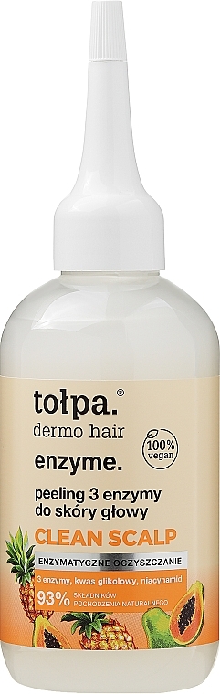 Скраб для кожи головы с 3 ферментами - Tolpa Dermo Hair 