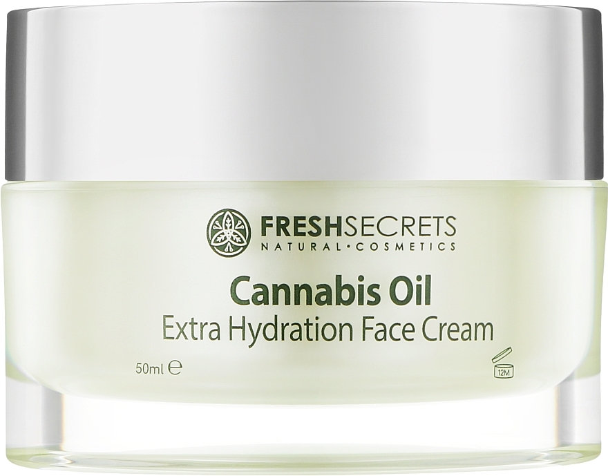 Крем для обличчя екстразволожувальний з олією конопель - Madis Fresh Secrets Cannabis Oil Extra Hydration Face Cream — фото N1