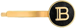 Духи, Парфюмерия, косметика Заколка для волос - Balmain Paris Hair Couture Gold Plated Hair Slide Logo 