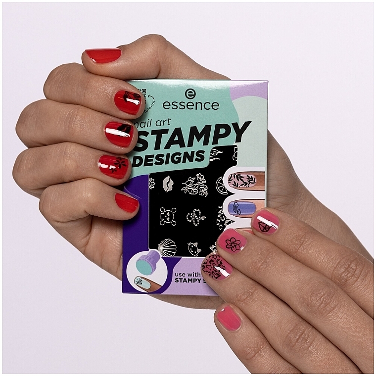 Пластина для стемпинга - Essence Nail Art Stampy Designs — фото N3