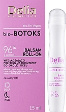Успокаивающий роликовый бальзам против морщин вокруг глаз - Delia bio-BOTOKS Soothing & Anti-Wrinkle Roll-On Balm Eye Area — фото N1
