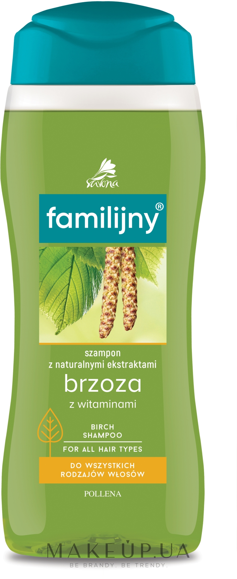 Шампунь для всіх типів волосся - Pollena Savona Familijny Birch & Vitamins Shampoo — фото 300ml