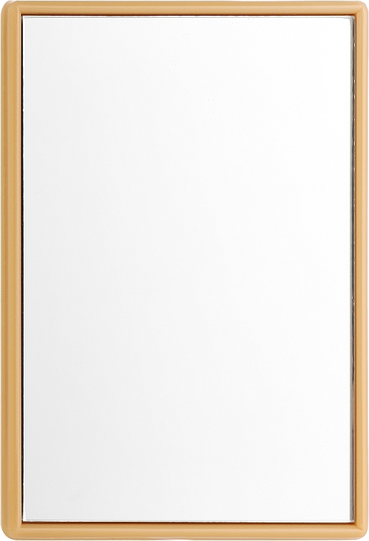 Зеркальце карманное 8.5х6 см, персиковое - Titania  — фото N1