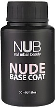 Парфумерія, косметика УЦЕНКА Каучукова основа під гель-лак, 30 мл - NUB Base Coat Nude *