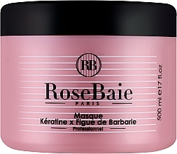 Парфумерія, косметика Маска для волосся "Кератин і опунція" - RoseBaie Keratin & Prickly Pear Mask