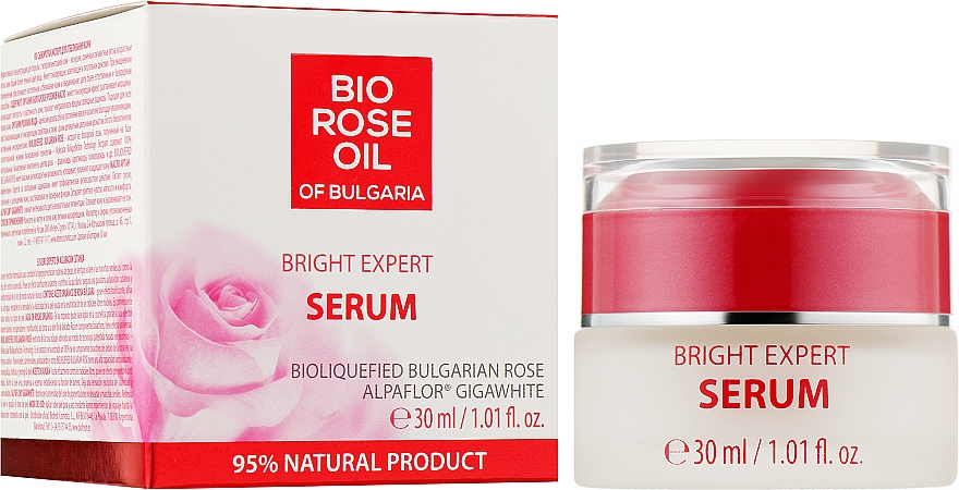 Сироватка-експерт для відбілювання шкіри - BioFresh Bio Rose Oil Of Bulgaria Bright Expert Serum — фото N2