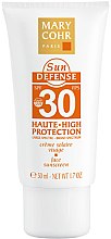 Духи, Парфюмерия, косметика Солнцезащитный крем для лица SPF 30 - Mary Cohr SPF 30 Crème Solaire Visage