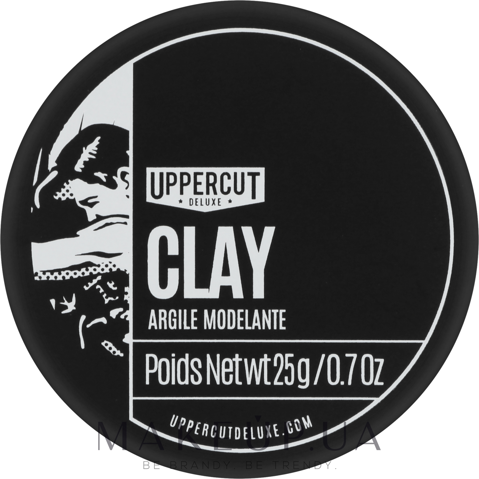 Глина для укладки волос - Uppercut Deluxe Clay Midi — фото 25g