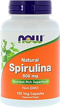 Парфумерія, косметика Природна добавка "Спіруліна" 500 мг у капсулах - Now Foods Natural Spirulina Veg Capsules