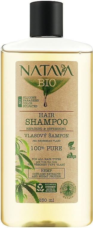 Шампунь для волос "Конопля" - Natava — фото N1