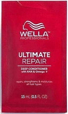 Кондиціонер для всіх типів волосся - Wella Professionals Ultimate Repair Deep Conditioner With AHA & Omega-9 (міні) — фото N1