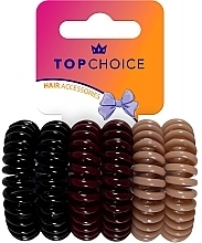 Парфумерія, косметика Резинка для волосся, 20070, 6 шт. - Top Choice Hair Accessories