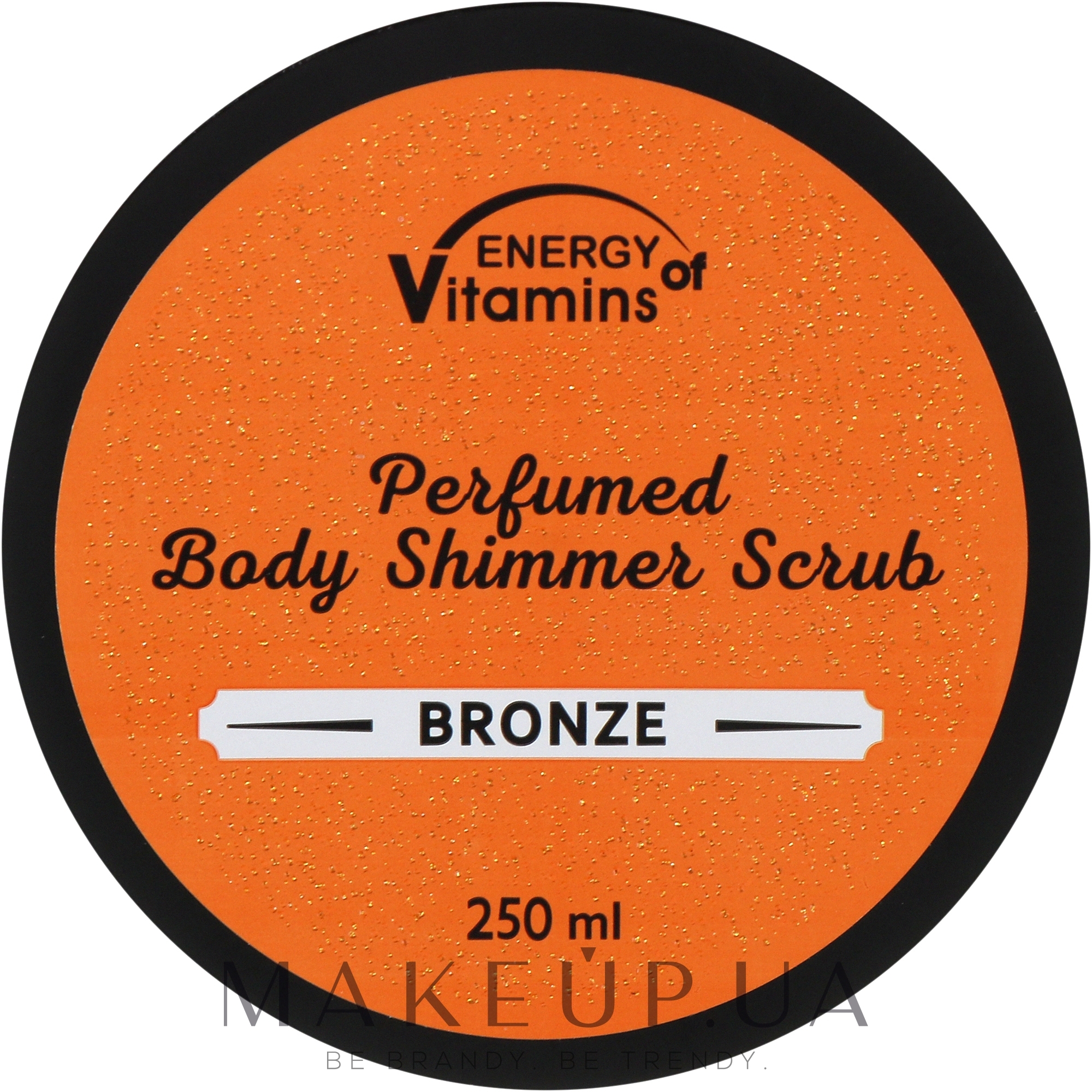 Парфюмерный скраб-шиммер для тела "Bronze" - Energy Of Vitamins — фото 250ml