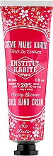 Парфумерія, косметика Крем для рук - Institut Karite Cherry Blossom Collection Shea Hand Cream Individual Box