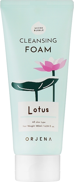 Очищувальна пінка для обличчя з лотосом - Orjena Cleansing Foam Lotus — фото N1
