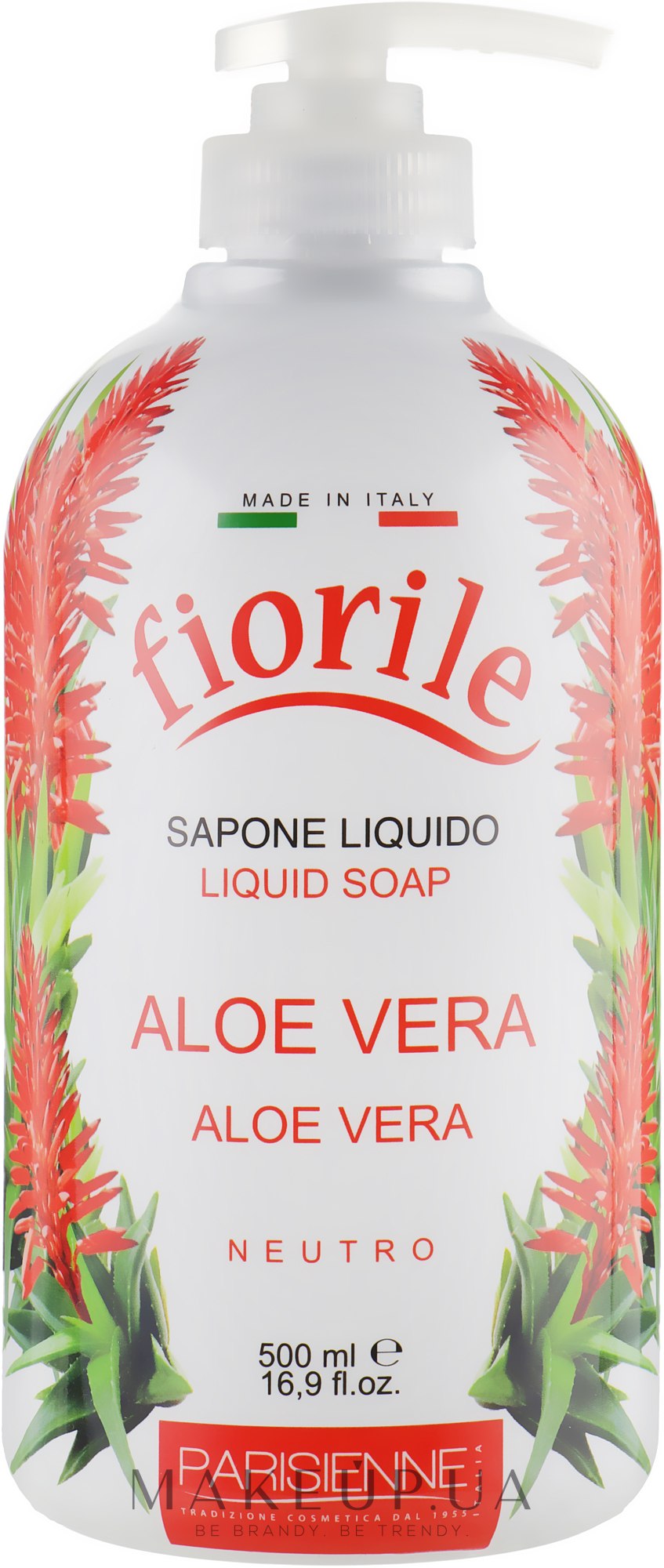 Рідке мило "Алое вера" - Parisienne Italia Fiorile Aloe Vera Liquid Soap — фото 500ml