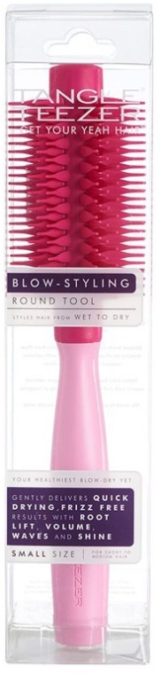 Гребінець для сушіння і укладання волосся - Tangle Teezer Blow-Styling Round Tool Small Pink — фото N1