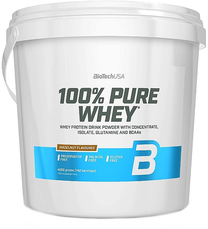 Протеин "Лесной орех" - BioTech 100% Pure Whey Hazelnut — фото N4