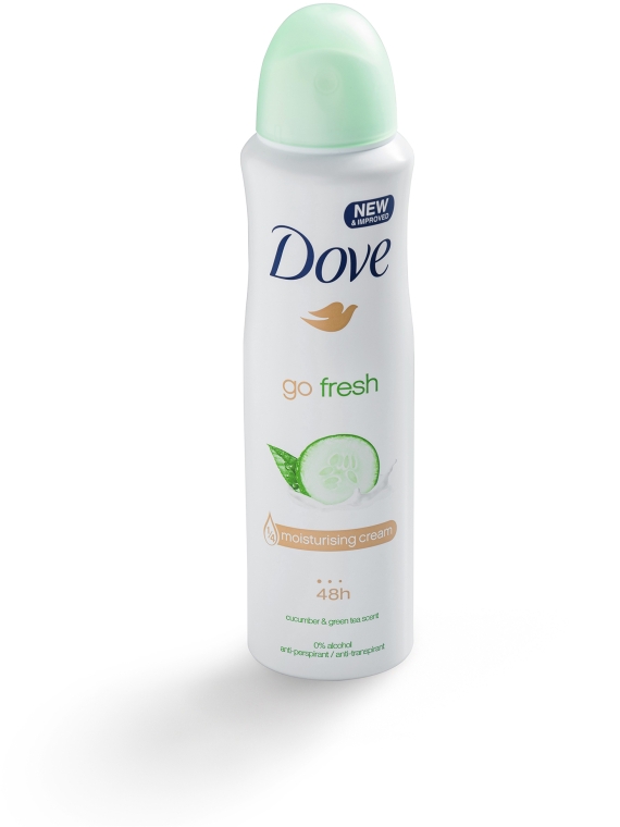 Дезодорант "Дотик свіжості" - Dove Go Fresh Cucumber & Green Tea Scent Antiperspirant Deodorant — фото N9