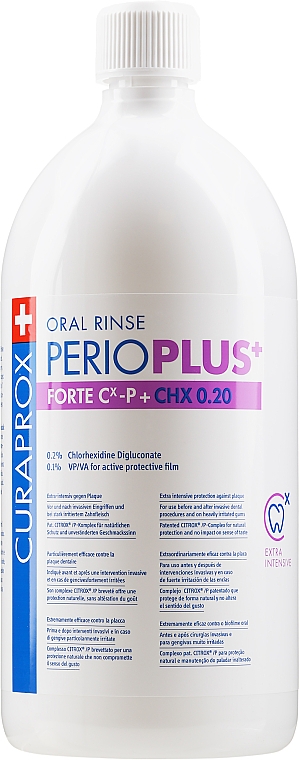 Ополаскиватель для полости рта, 0,20% хлоргексидина - Curaprox Perio Plus+ — фото N3