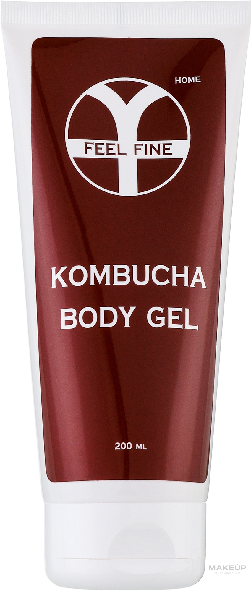 Гель для тела против растяжек, целлюлита и сухости кожи - Feel Fine Kombucha Body Gel — фото 200ml