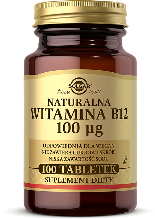 Харчова добавка "Вітамін В12" 100 mcg - Solgar Vitamin B12 — фото N3