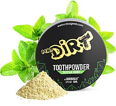 Зубной порошок для отбеливания зубов с глиной - Cocogreat Mr.Dirt Super Mint Toothpowder — фото N4