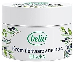 Парфумерія, косметика Нічний крем для обличчя - Silesian Pharma Belio Olive