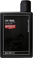 Набор - Uppercut Deluxe Matte Pomade + 3 in 1 Wash Duo(shp/240g + h/pomade/100g) — фото N2