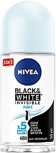 Антиперспірант кульковий "Чорне та біле. Невидимий" - NIVEA Black & White Invisible Pure — фото N1