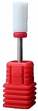 Фреза для манікюру змінна керамічна, червона насічка - Deni Carte — фото N1