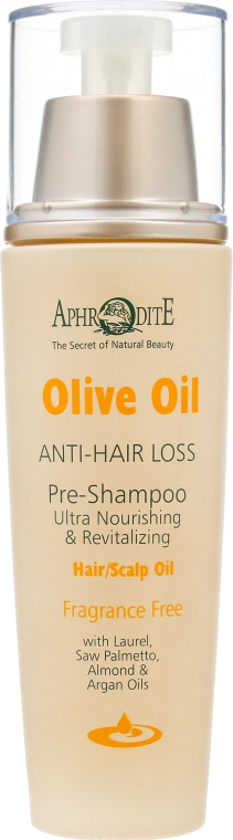 Оливковое масло против выпадения волос - Aphrodite Olive Oil Ultra Nourishting & Anti-Hair Loss — фото N1