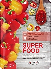 Духи, Парфюмерия, косметика Тканевая маска для лица - Eyenlip Super Food Parprika Mask