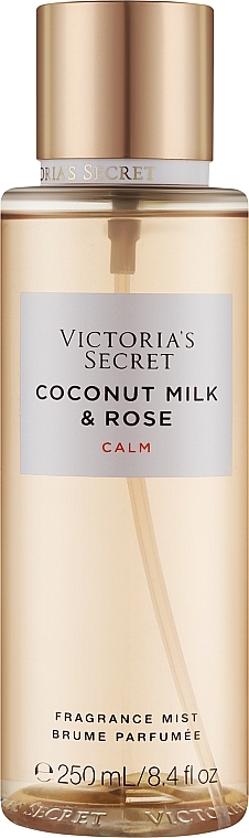 Парфумований спрей для тіла - Victoria's Secret Coconut Milk & Rose Calm Fragrance Mist — фото N1