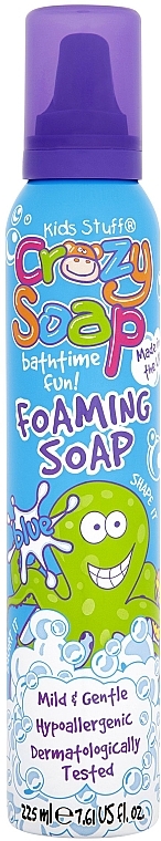Пенное мыло "Голубое" - Kids Stuff Crazy Soap Blue Foaming Soap — фото N1