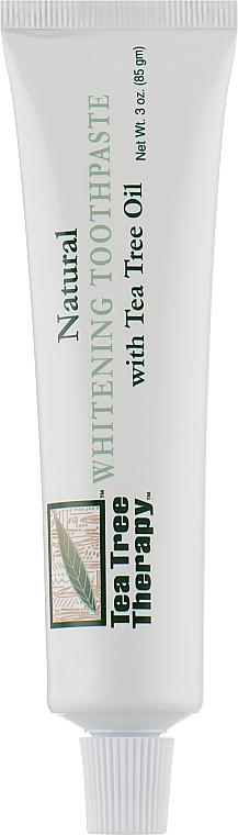 Відбілювальна зубна паста з олією чайного дерева - Tea Tree Therapy Whitening Toothpaste With Tea Tree Oil — фото N1