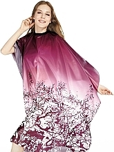 Парфумерія, косметика Накидка для стрижки волосся на магнітах, лілова - Perfect Beauty Purple Cutting Cape