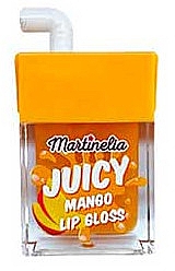Блеск для губ "Juicy", манго - Martinelia Lip Gloss — фото N1
