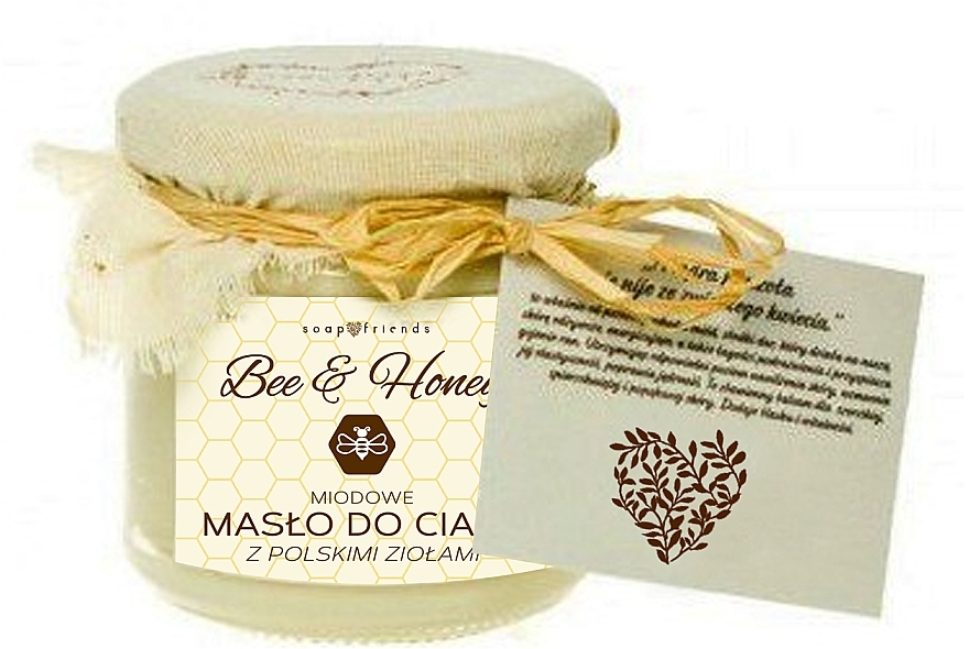 Масло для тела с медом - Soap&Friends Bee & Honey Body Butter — фото N1