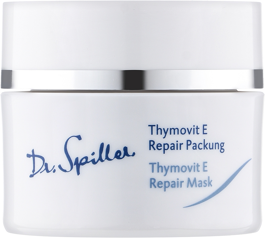 Відновлювальна маска для вікової шкіри з акне - Dr. Spiller Thymovit E Repair Mask (міні) — фото N1