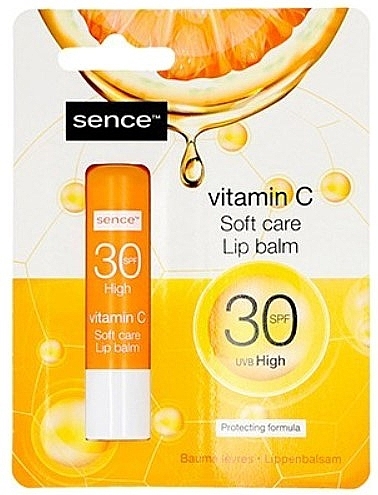 Бальзам для губ с витамином С - Sence Lip Balm Vitamin C SPF 30 — фото N1