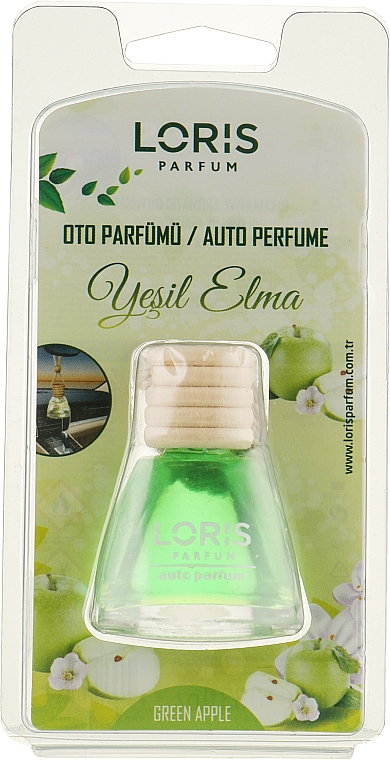 Аромаподвеска для автомобиля "Зеленое яблоко" - Loris Parfum  — фото N1