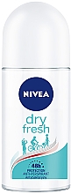 Дезодорант кульковий, антиперспірант - NIVEA Deodorant Dry Fresh Roll-On — фото N1